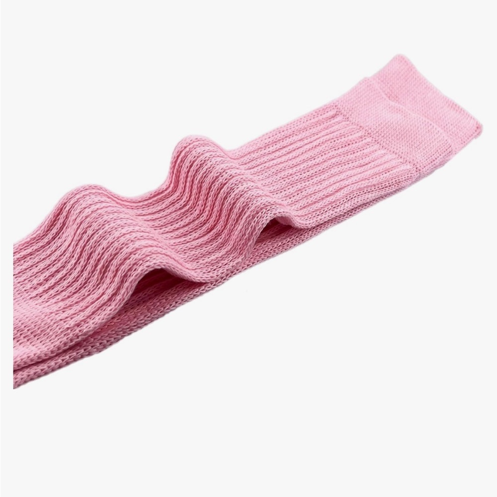 Bundle 3/$25 NEW Thick Slouch Cotton Knee High Scrunch Sock - Picture 5 of 7
